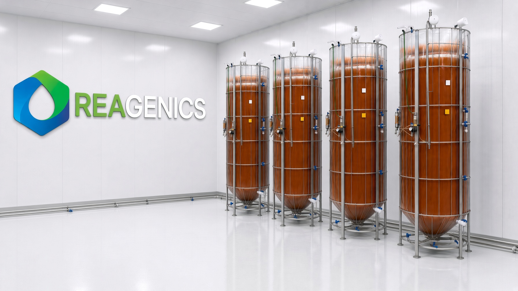 Reagenics-branded bioreactor installation
